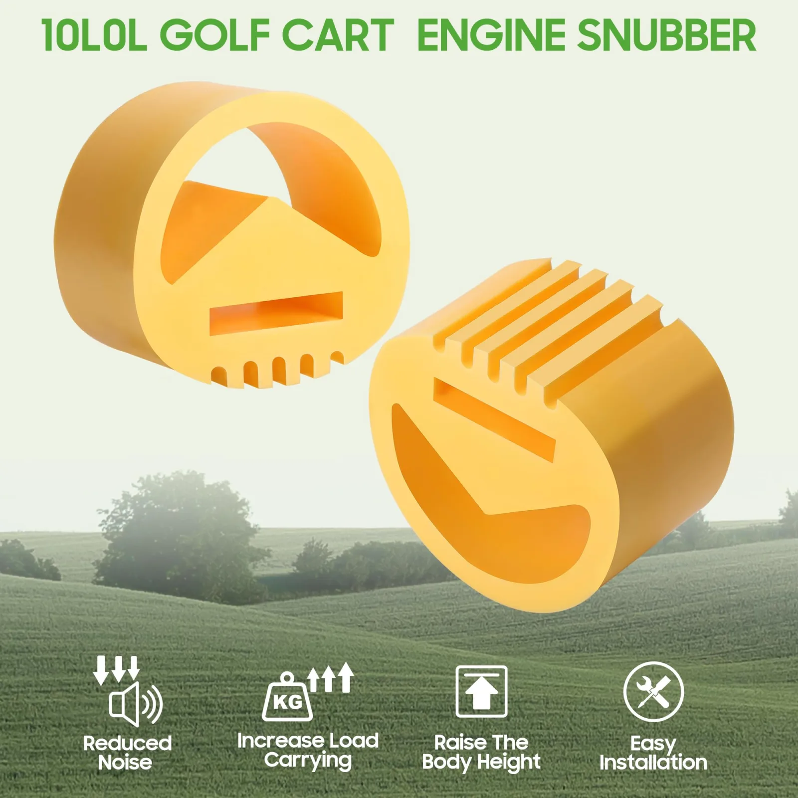 10L0L Club Car Golf Cart Inner Frame Snubber image 4