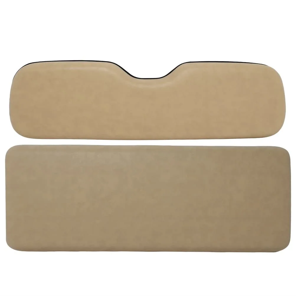 ILVGOLF Tan Golf Cart Rear Seat Cushion Set image 2