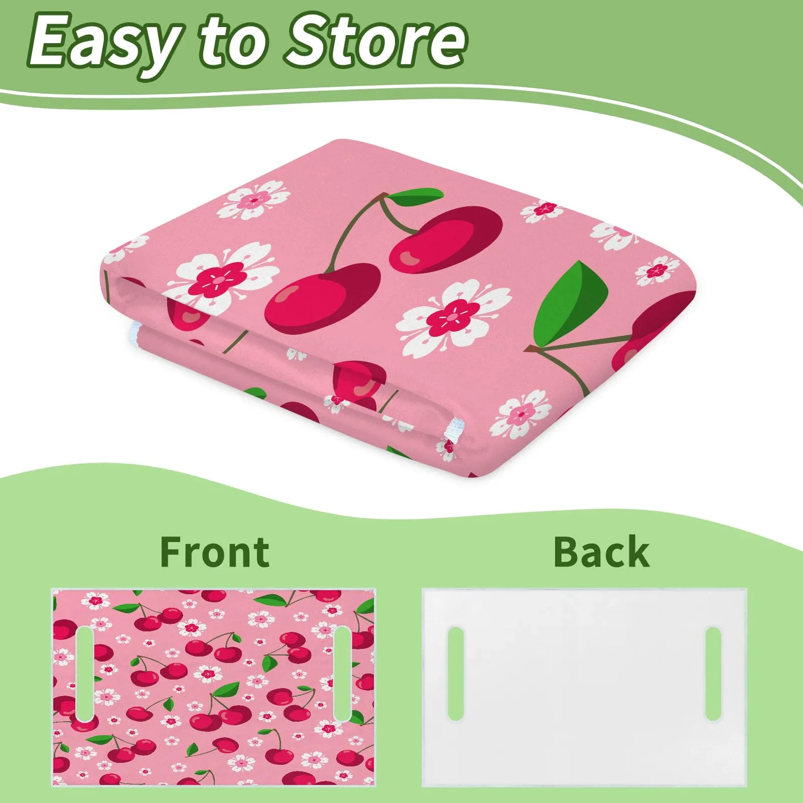 Tiveruda Pink Floral Golf Cart Seat Cover for 2-Person Seats image 4