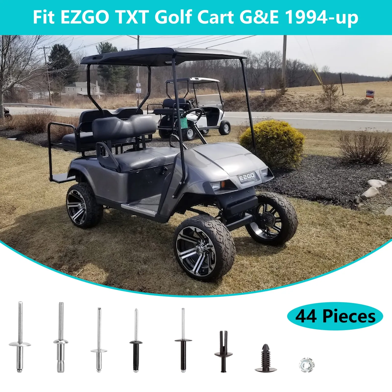 10L0L Body Rivet Kit for E-Z-GO TXT 1994+ image 3