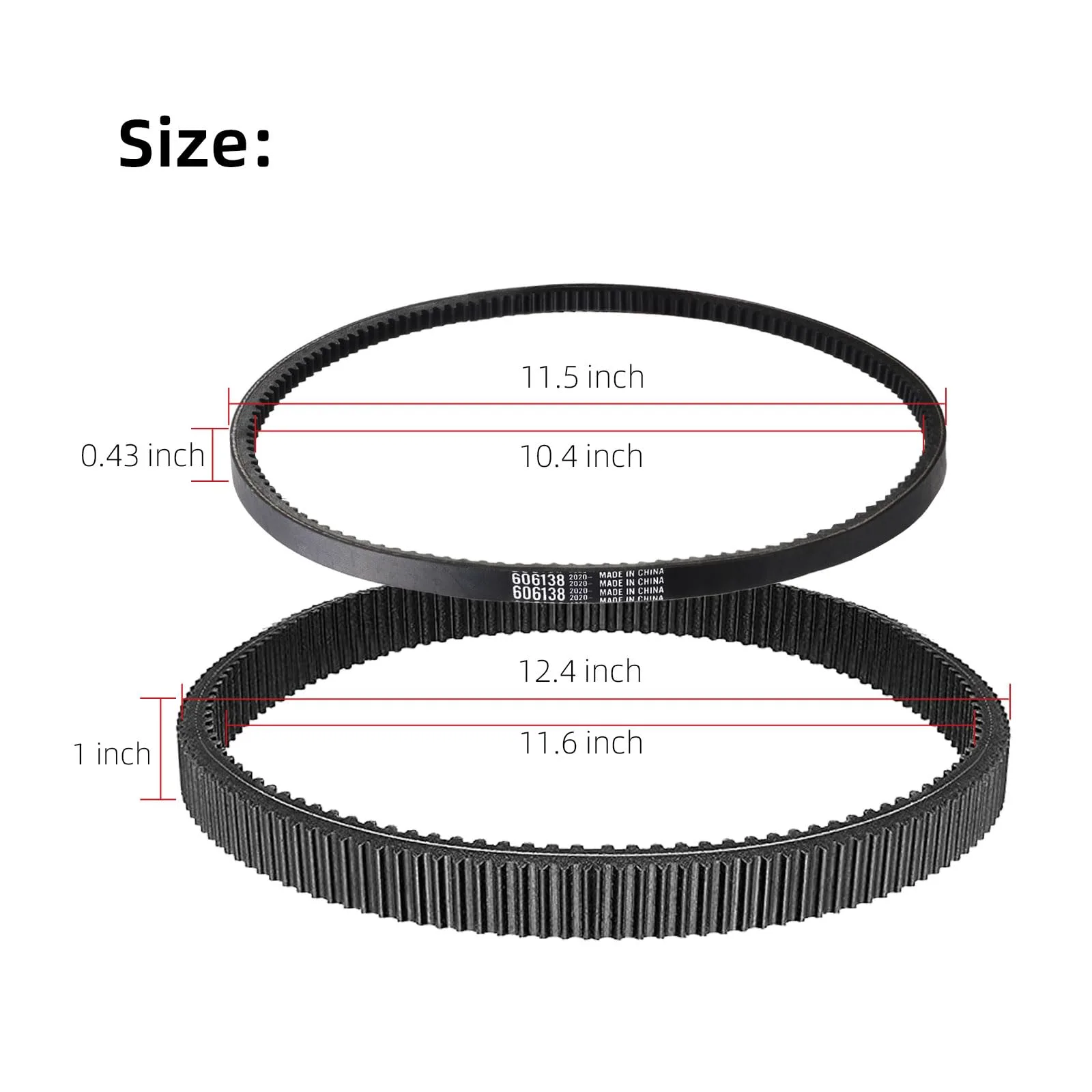 AIPSET Drive & Starter Belt Kit for E-Z-GO RXV/TXT image 3