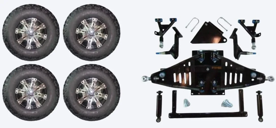 3G 6-Inch Lift Kit Combo for Yamaha Drive II Electric Carts