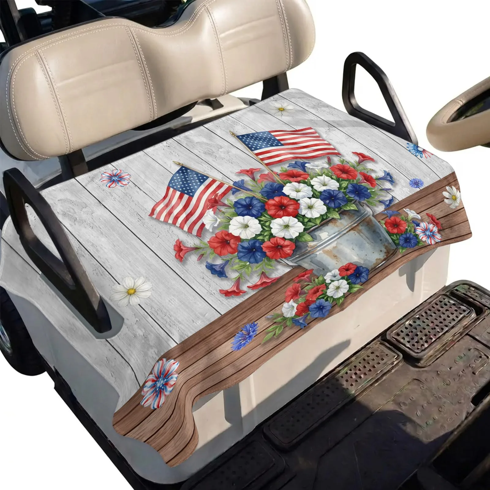 DecorLovee Golf Cart Seat Cover for 2-Seater Models