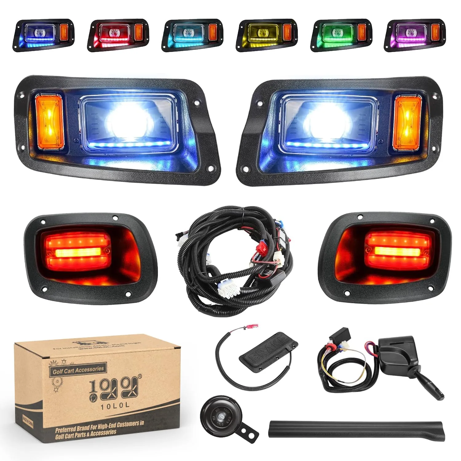 10L0L EZGO TXT Freedom 12V-48V Golf Cart Light Kit