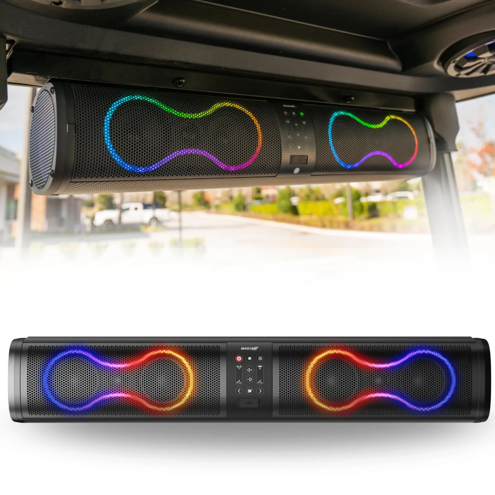 MADJAX Decibel 26-Inch Golf Cart Soundbar 13-096