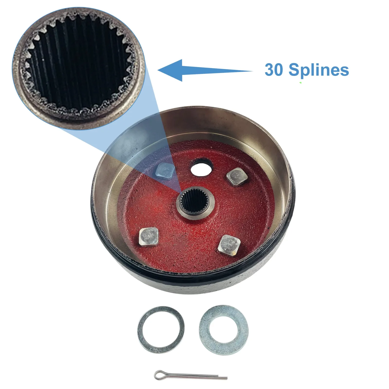 Huskey Brake Drum Hub for E-Z-GO 4-Cycle Gas Carts image 3