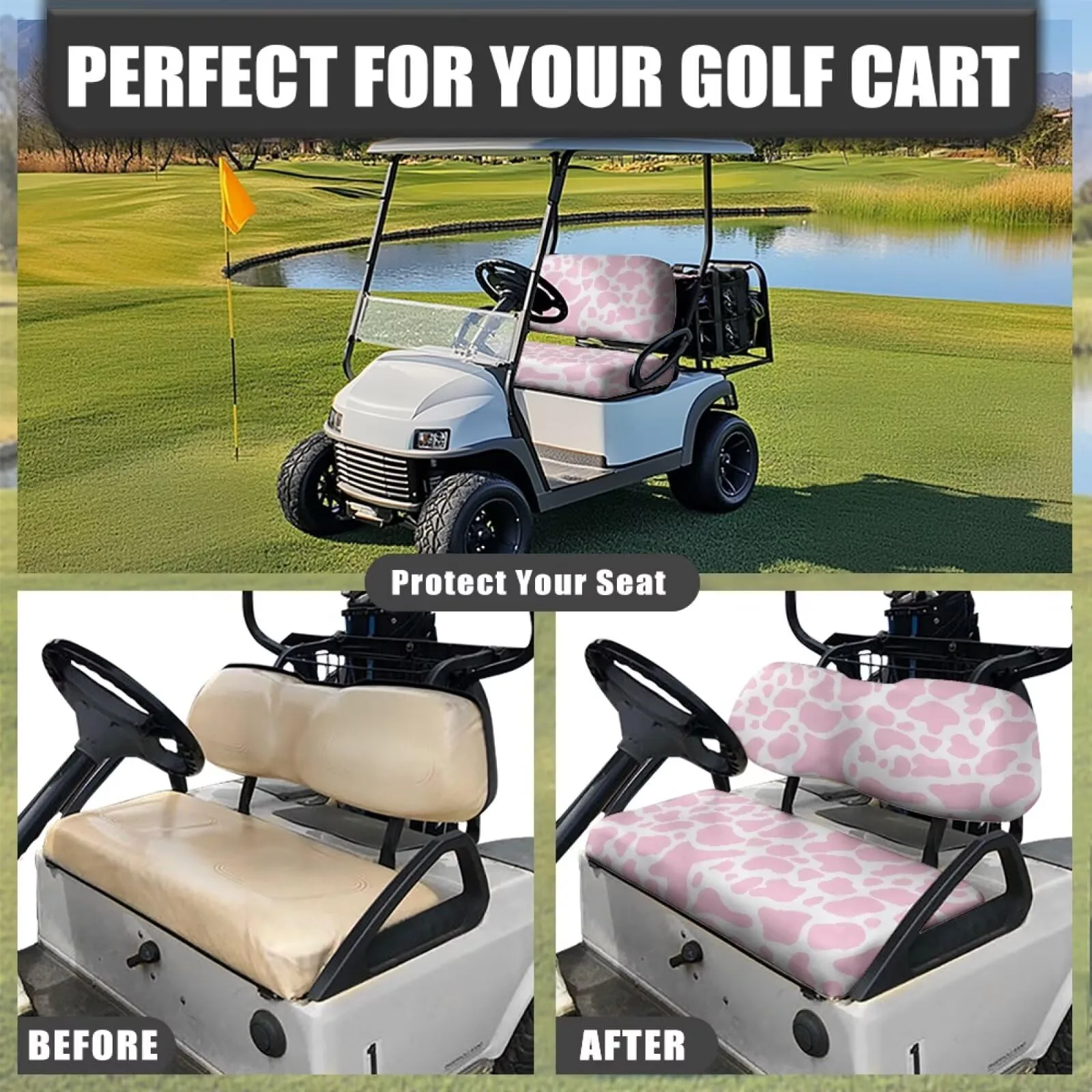 Knextrepoy Golf Cart Seat Covers for Club Car - Kne-CZQ22-10-9 image 4