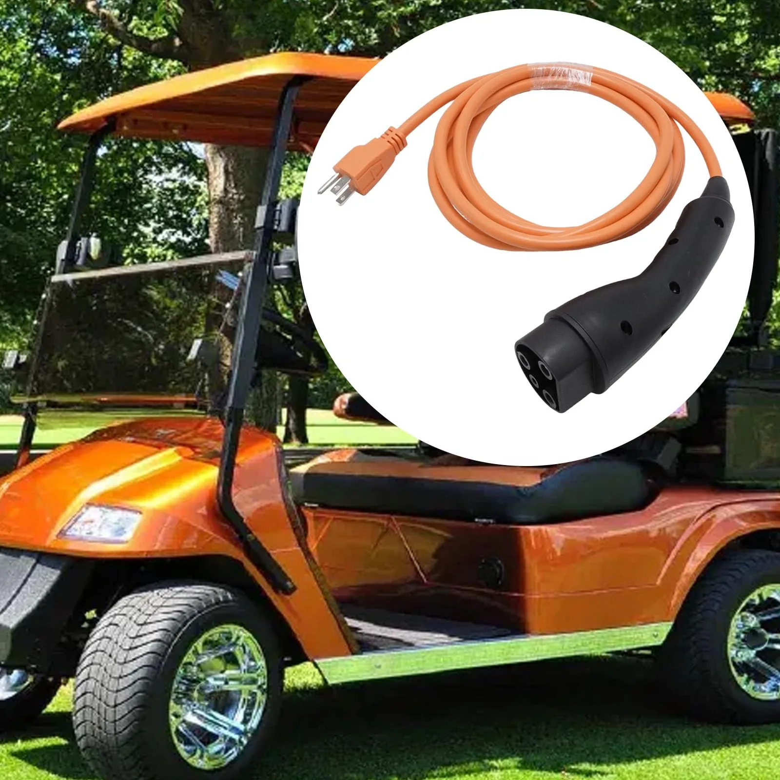 EATAKWARD ST-031016-PT 120V 3‑Pin Golf Cart Charge Cable image 4