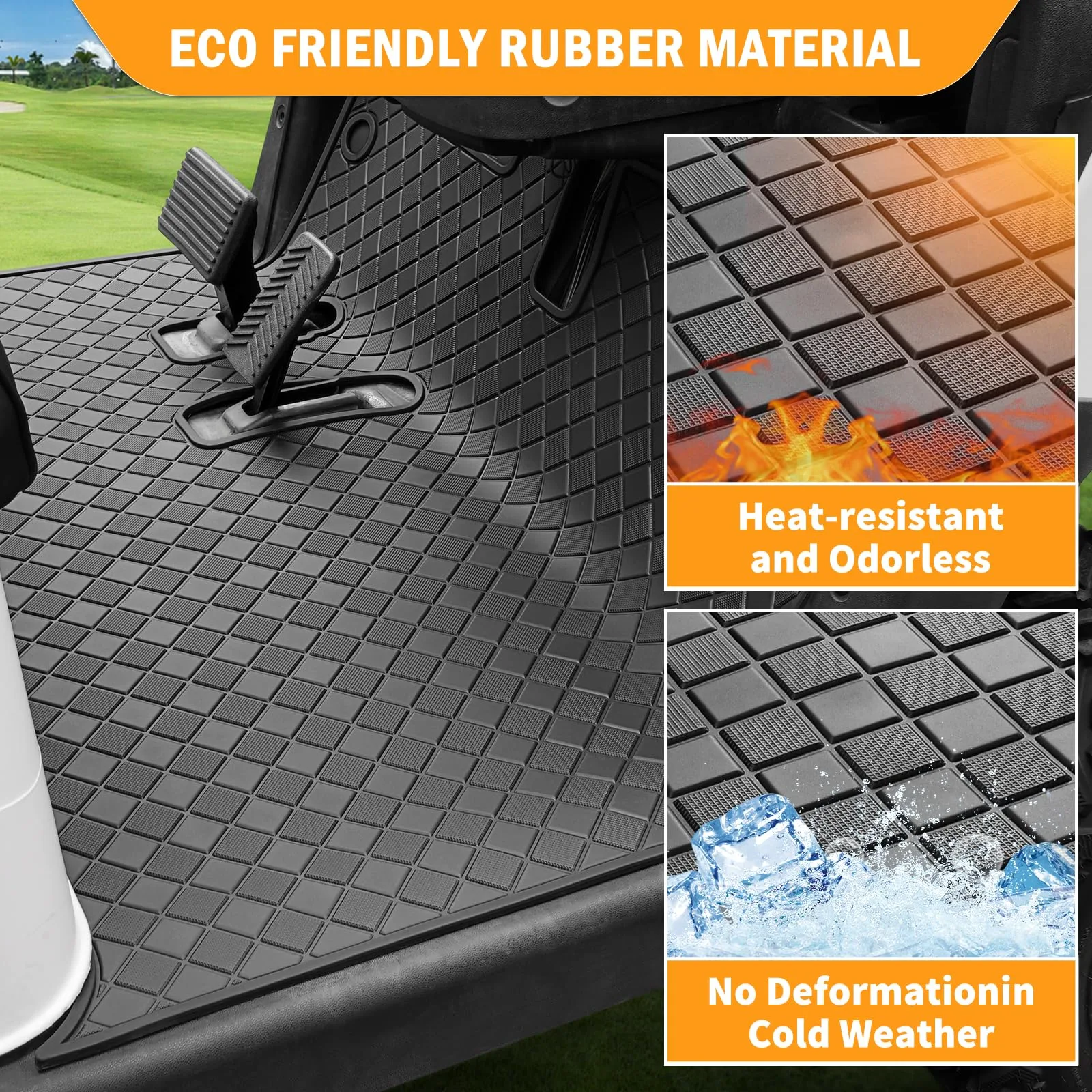 RIZINKART Floor Mat for E-Z-GO RXV 2008-2022 and 2Five image 3