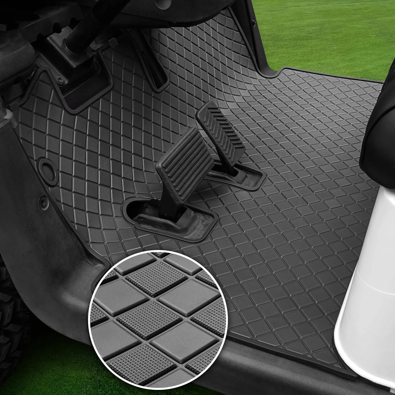 RIZINKART Floor Mat for E-Z-GO RXV 2008-2022 and 2Five
