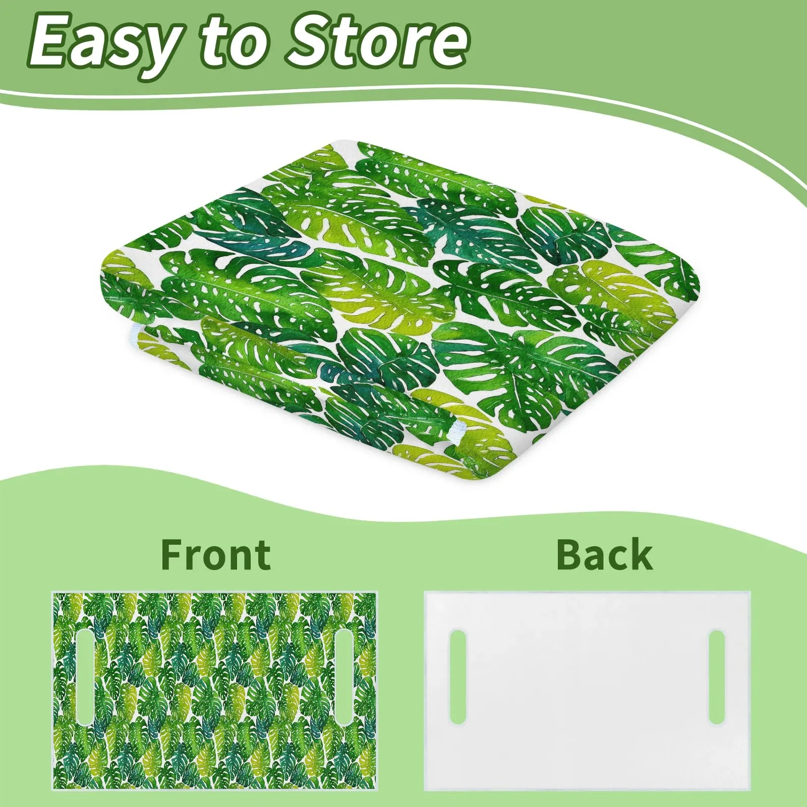 Tiveruda Tropical Leaves Golf Cart Seat Cover image 4