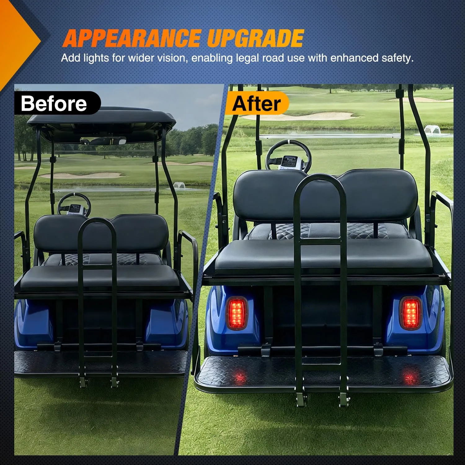Nilight TL-642 LED Taillights for Club Car DS image 4