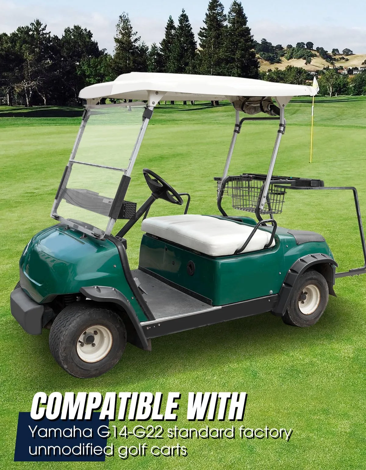 Dacalo Storage Basket for Yamaha G14-G22 Golf Carts image 3
