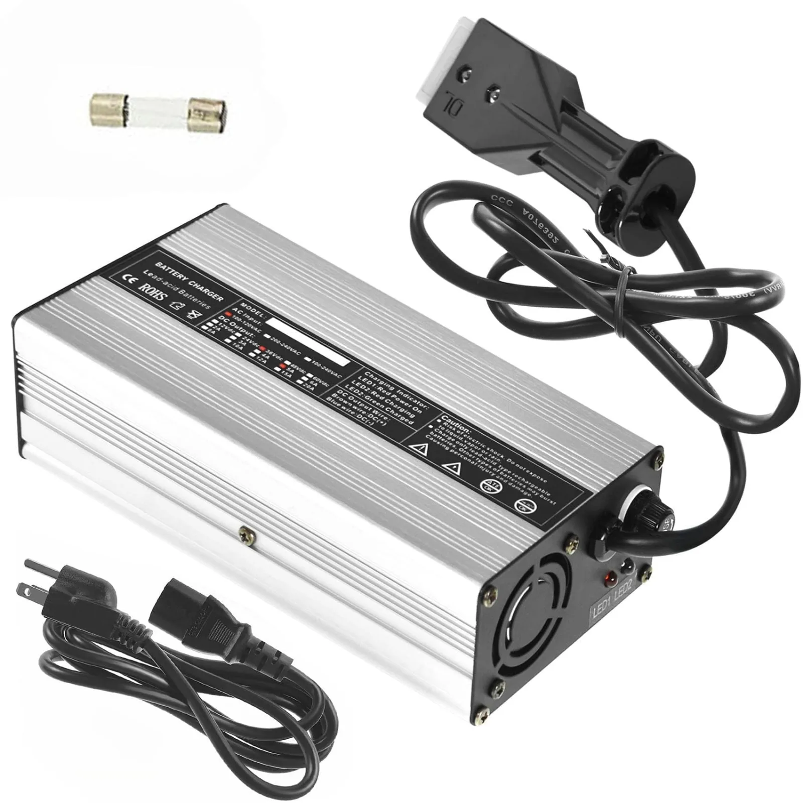 labwork 36V 5A Golf Cart Battery Charger with SB-50 Plug (1-6309705-502471)