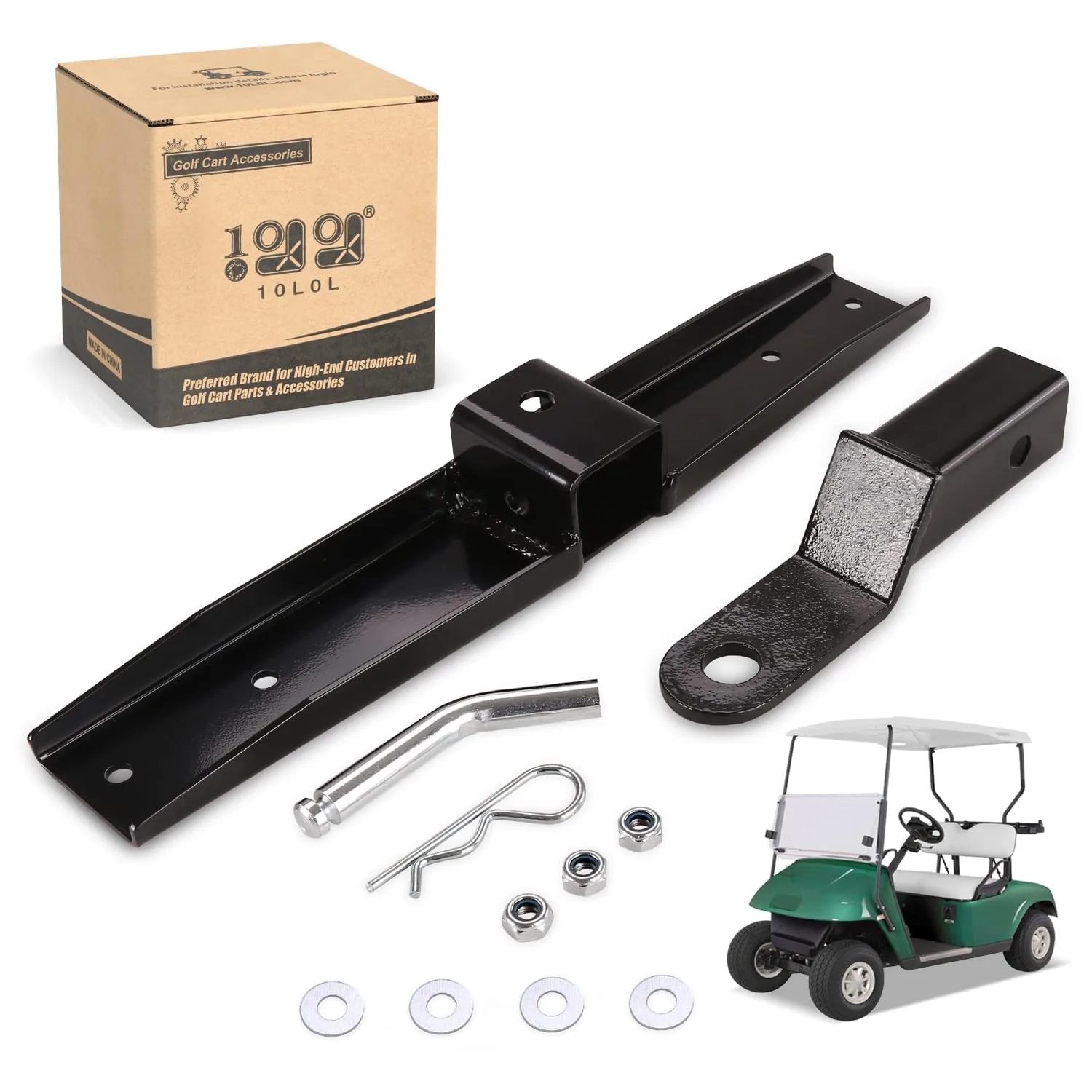 10L0L Trailer Hitch Receiver for E-Z-GO TXT and Medalist