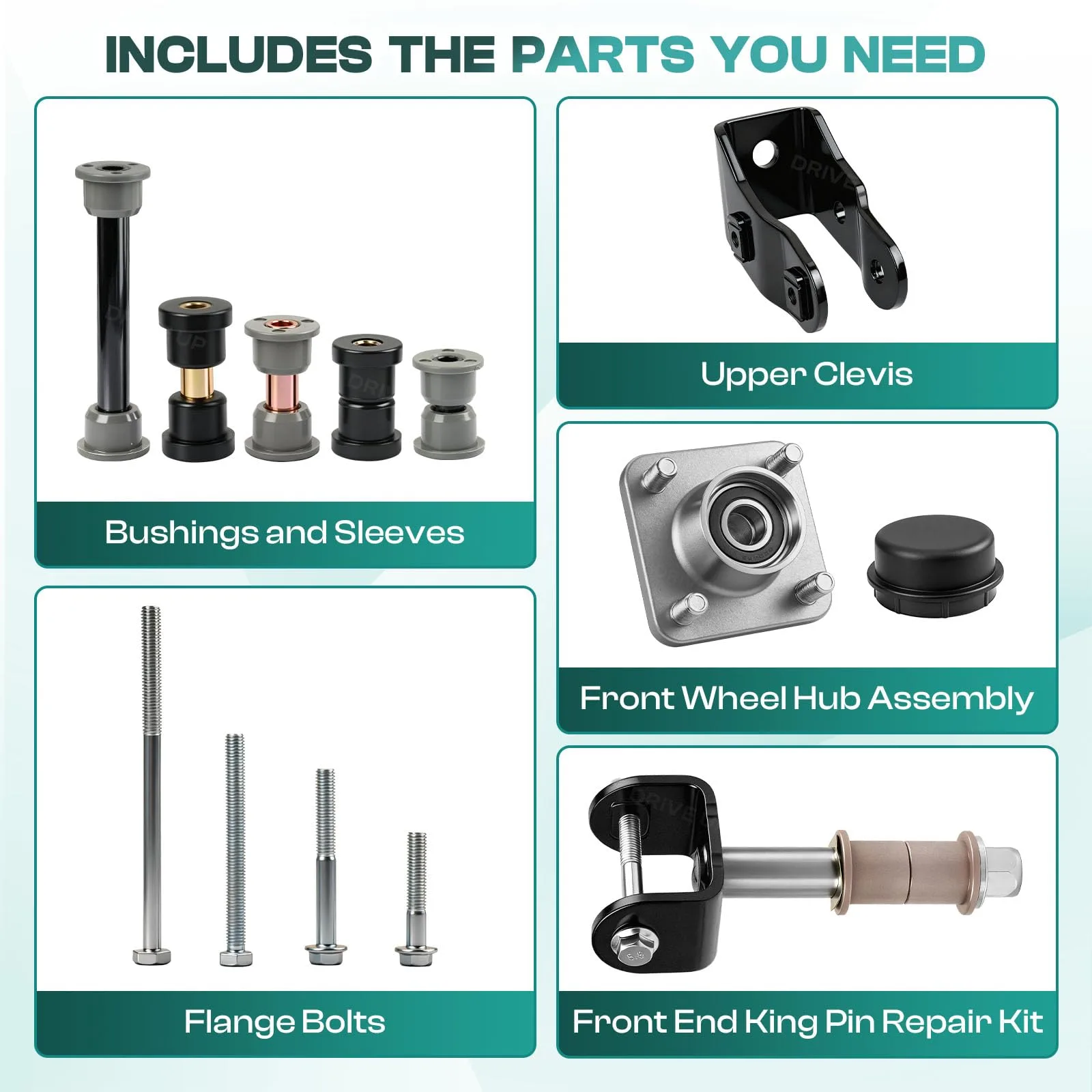 DRIVE UP DU00024 Front Repair Kit for Club Car Precedent image 3