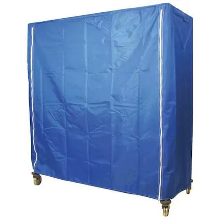 Blue Nylon Cart Cover 48 x 24 x 74 in | D052600178