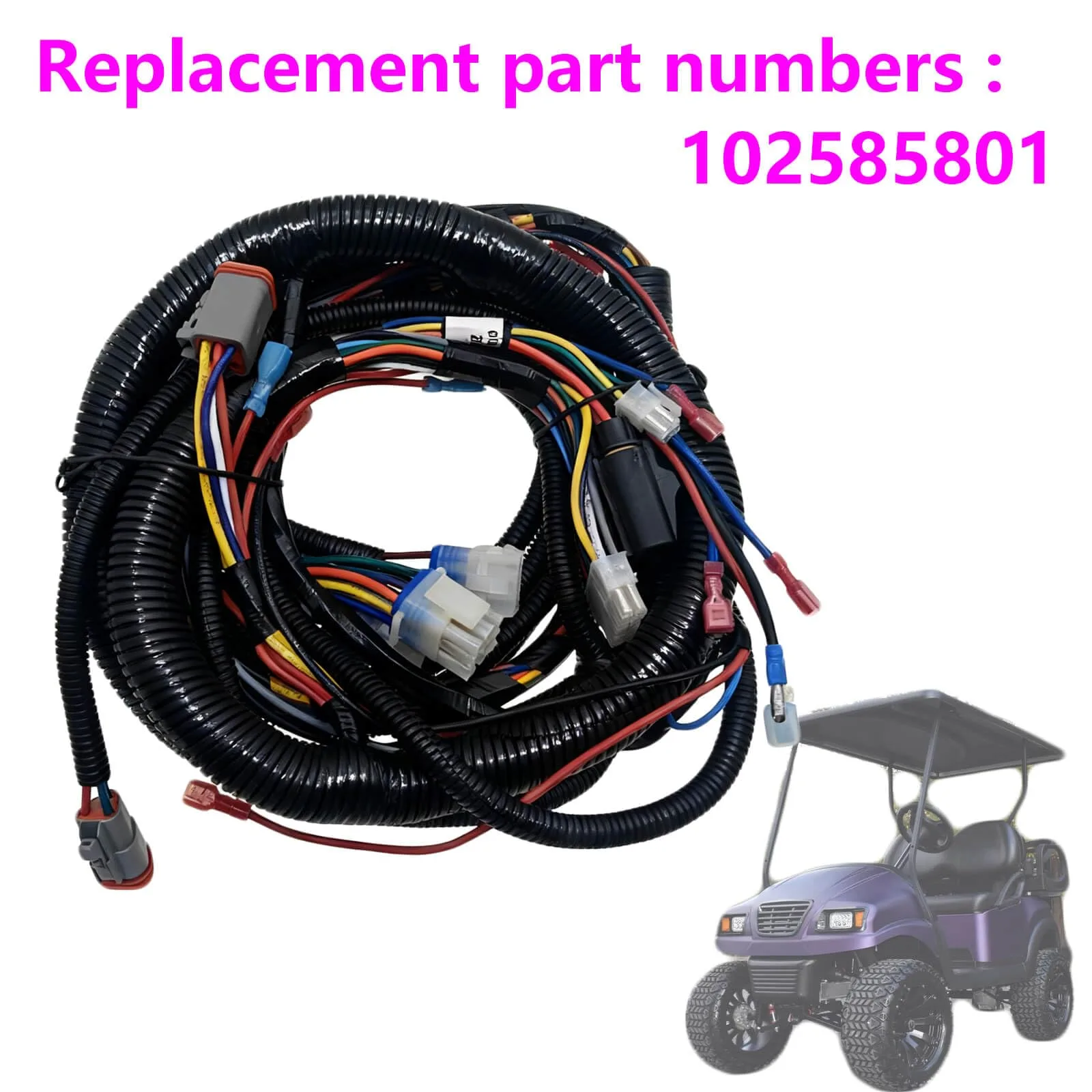 BSNOVT 102585801 Wire Harness for Club Car Precedent image 2