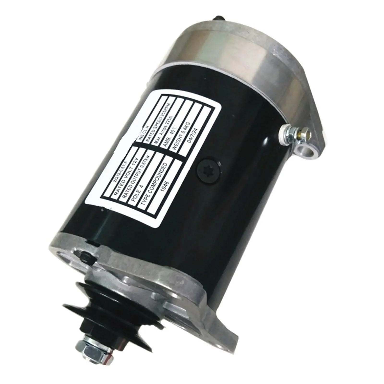 QIJUQKXI Golf Cart Starting Motor ZQ12-0.67-F 12V