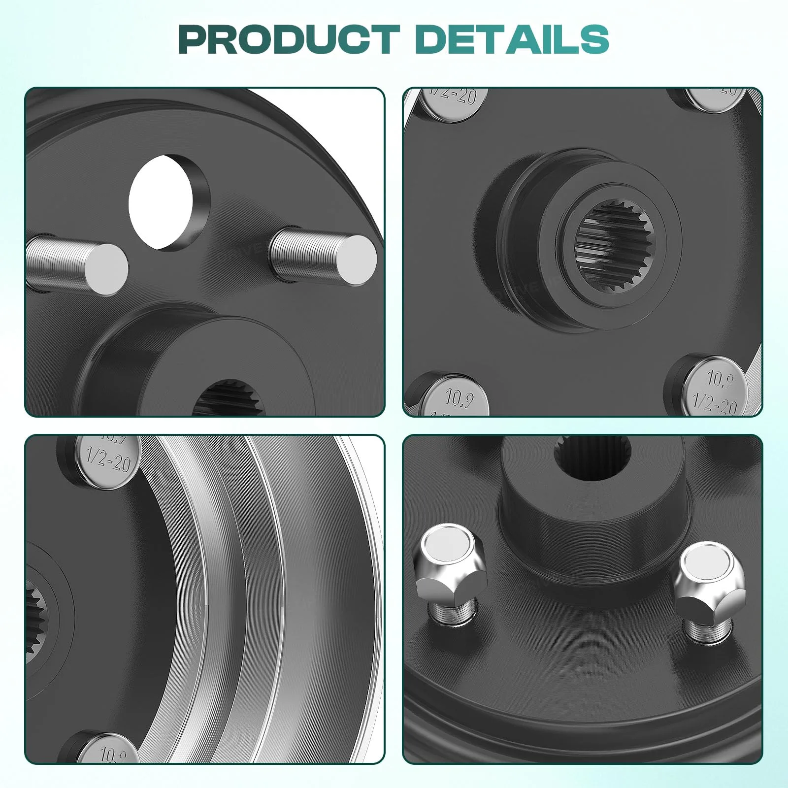 DRIVE UP Brake Drum Hub Assembly for E-Z-GO TXT image 4