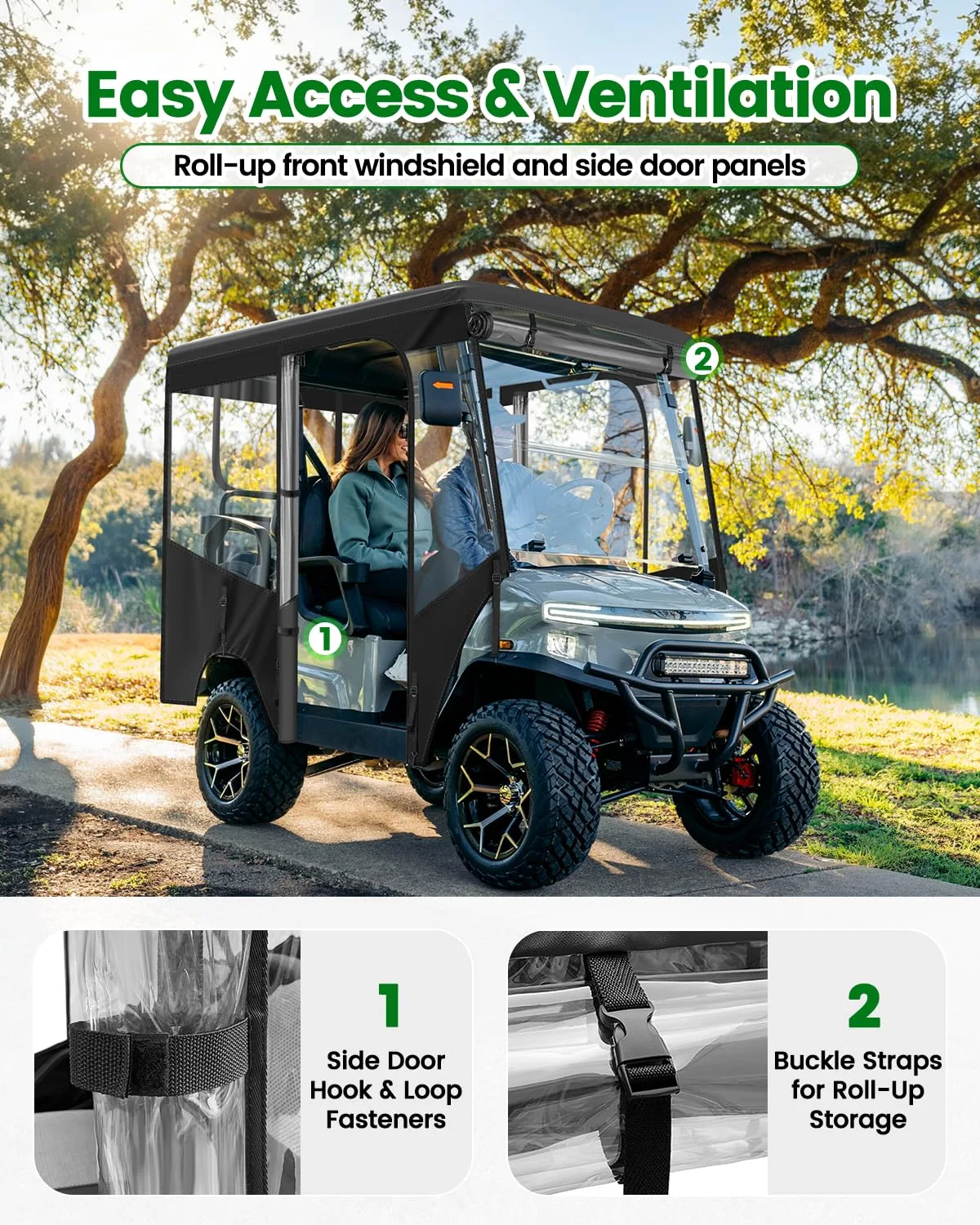WEIMELL Enclosure for Denago Nomad XL 4-Passenger Cart image 4