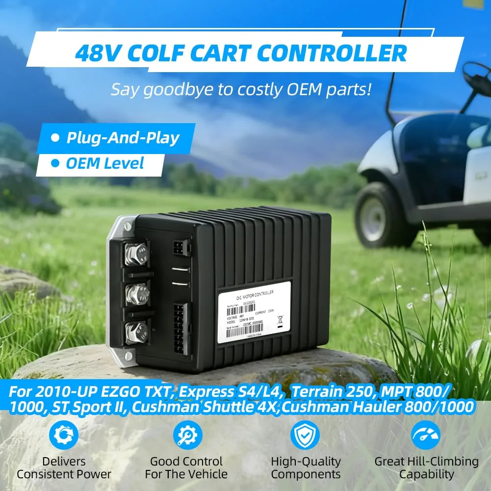 SWCTLCAG D-1206HB-5201 48V Golf Cart Controller image 3