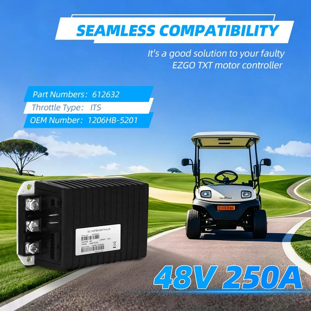 SWCTLCAG D-1206HB-5201 48V Golf Cart Controller image 4