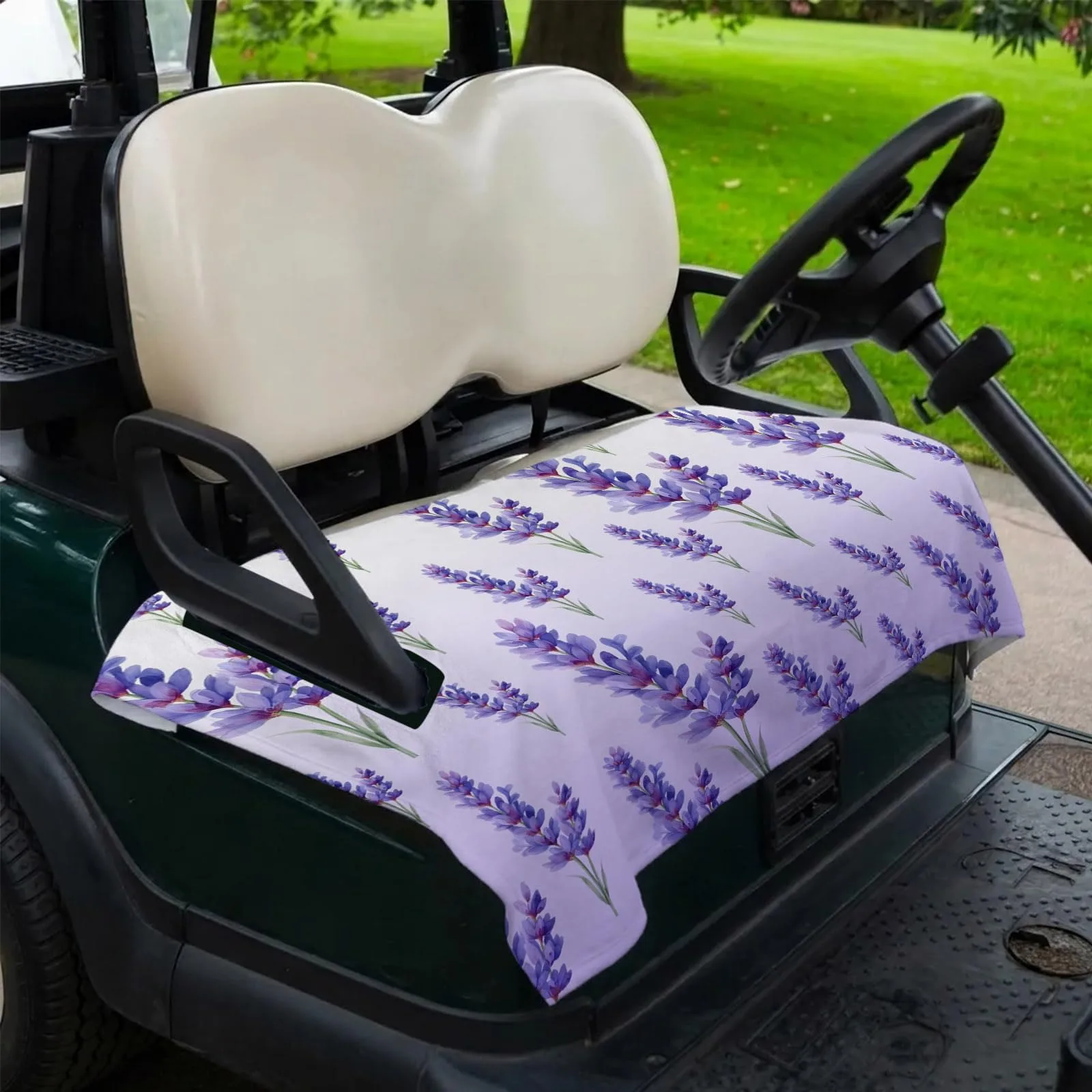 DecorLovee Purple Golf Cart Seat Cover, 51 x 31 Inch image 2