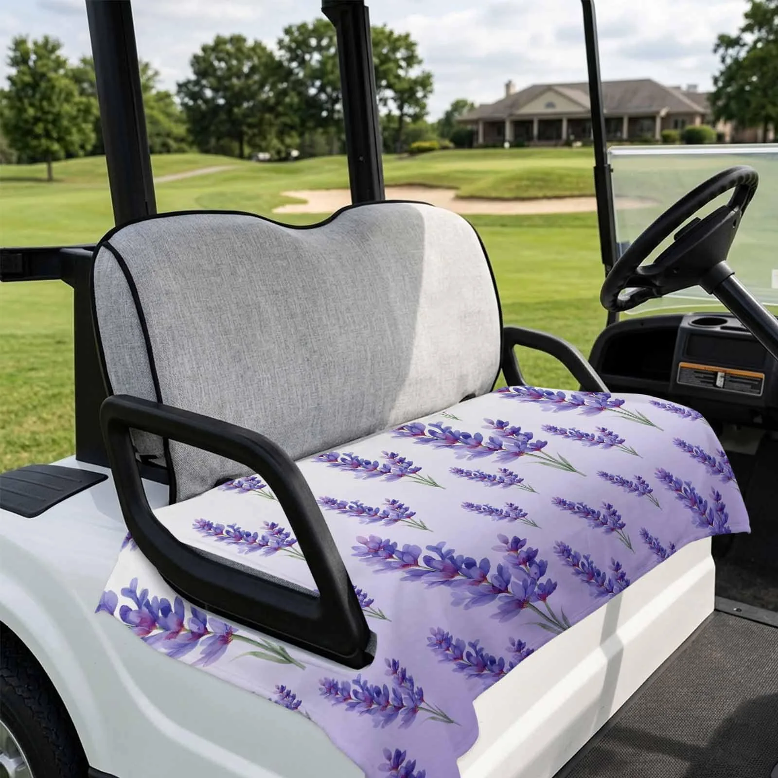DecorLovee Purple Golf Cart Seat Cover, 51 x 31 Inch image 4