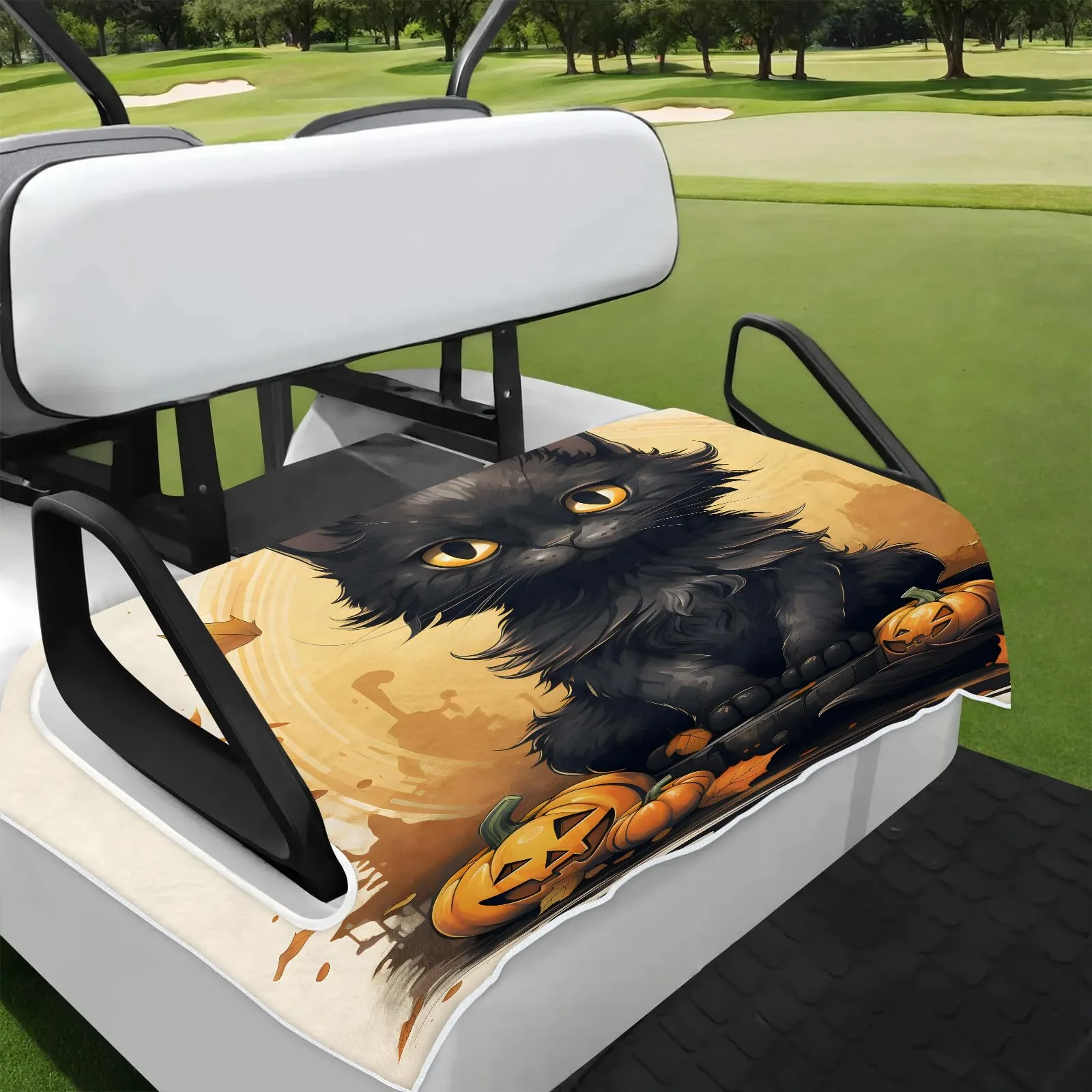 Tiveruda Golf Cart Seat Cover for Double Seats, 51 x 31 in