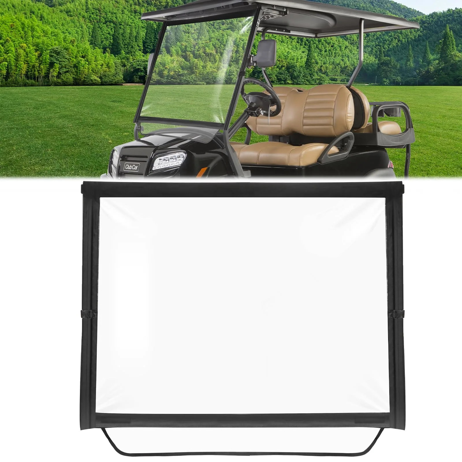 RIZINKART Foldable Windshield for Club Car Precedent