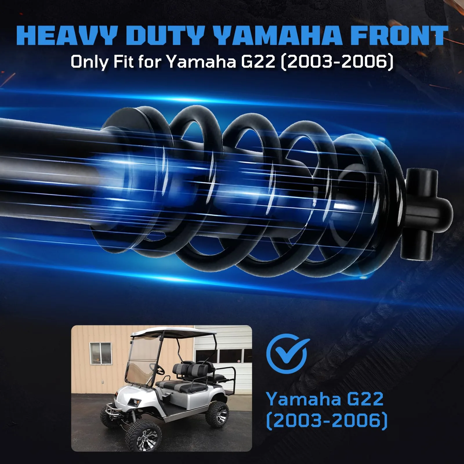 iLSKW Front Shock Kit for Yamaha G22 (2003-2006) JU0-F3350-20-00 / JU0-F3390-20-00 image 3