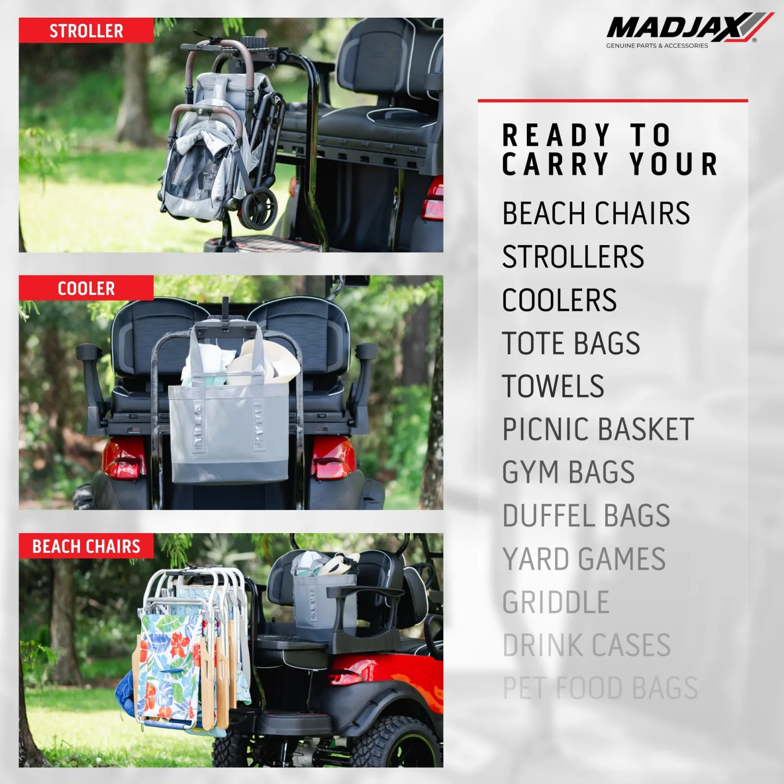 MADJAX Porter Golf Cart Rack 04-067 image 2