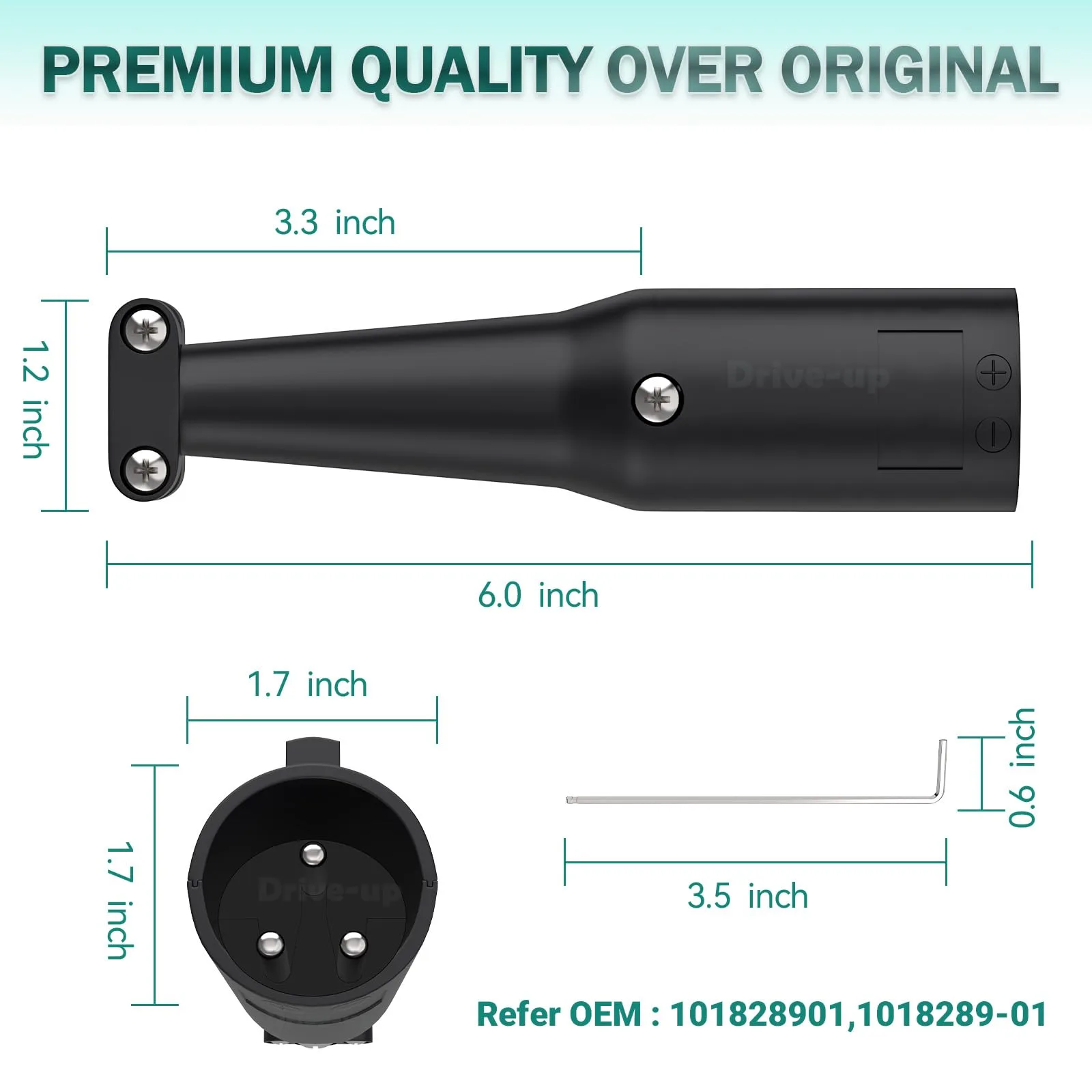 DRIVE UP 48V Charger Plug for Club Car DS Precedent image 4