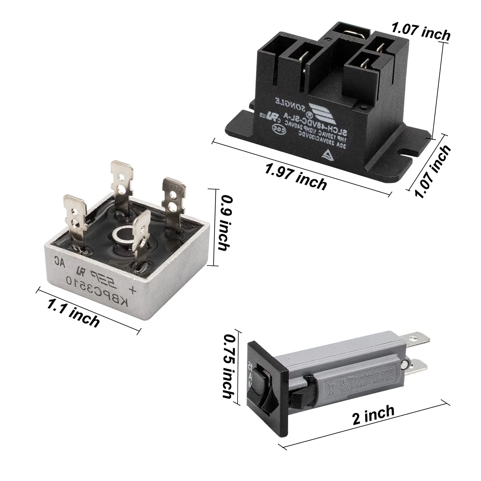 DRIVE UP 48V Club Car PowerDrive2 Charger Repair Kit image 4