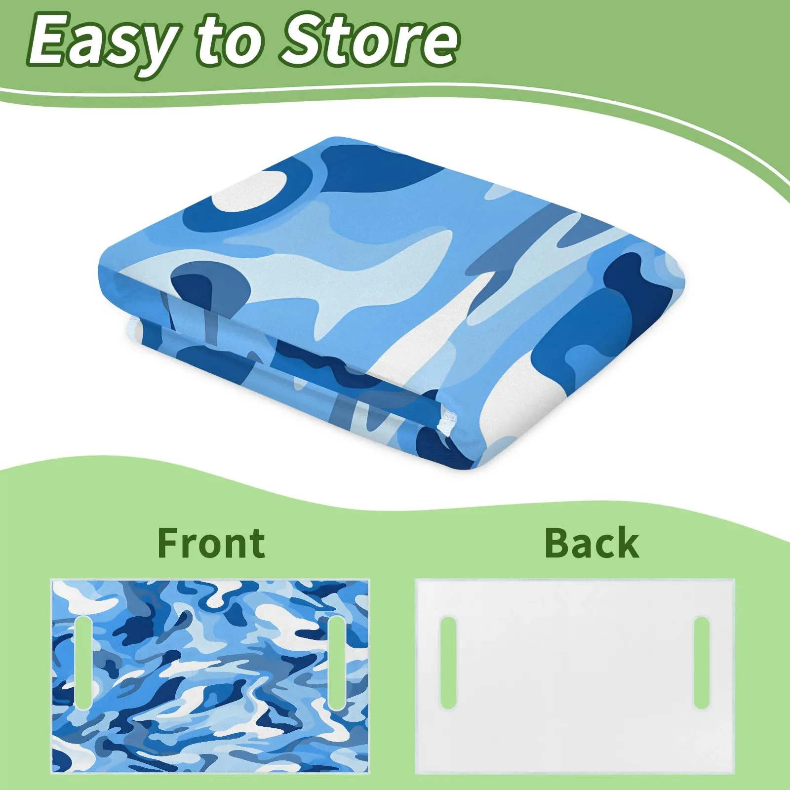 Tiveruda Golf Cart Seat Cover for Double Seats image 4