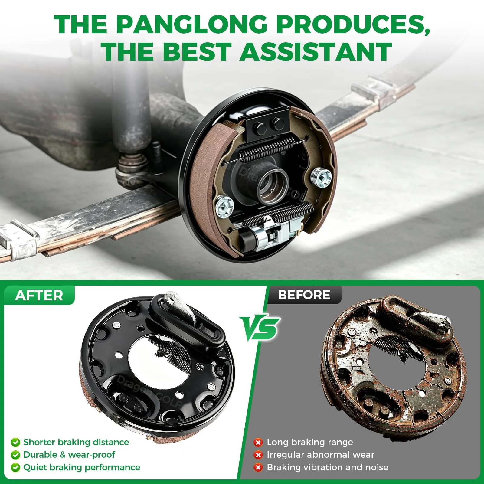 Panglong FDG-056 Rear Brake Assembly for Yamaha and E-Z-GO image 2