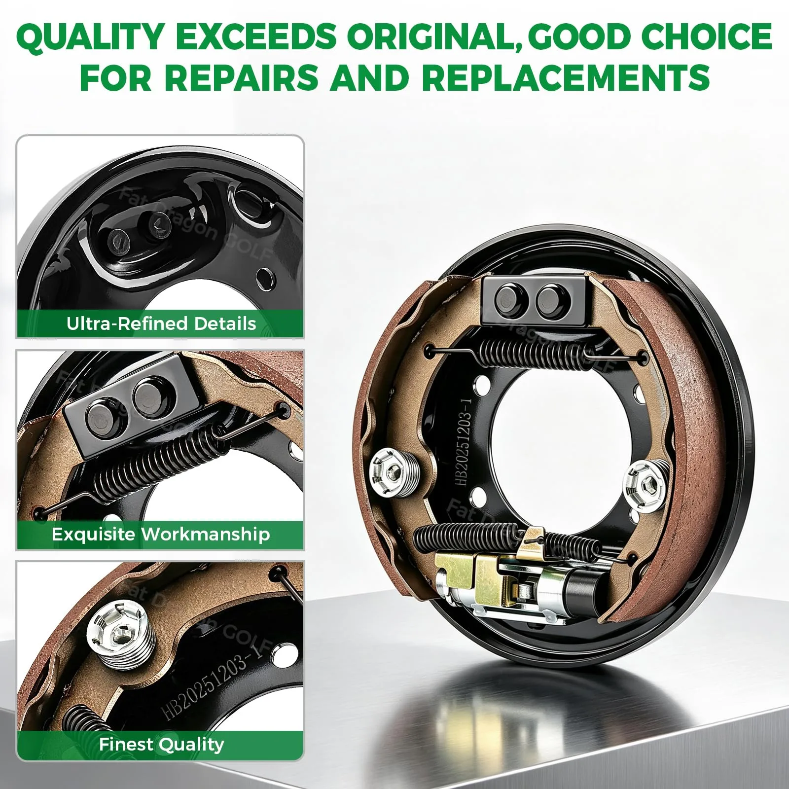 Panglong FDG-056 Rear Brake Assembly for Yamaha and E-Z-GO image 3