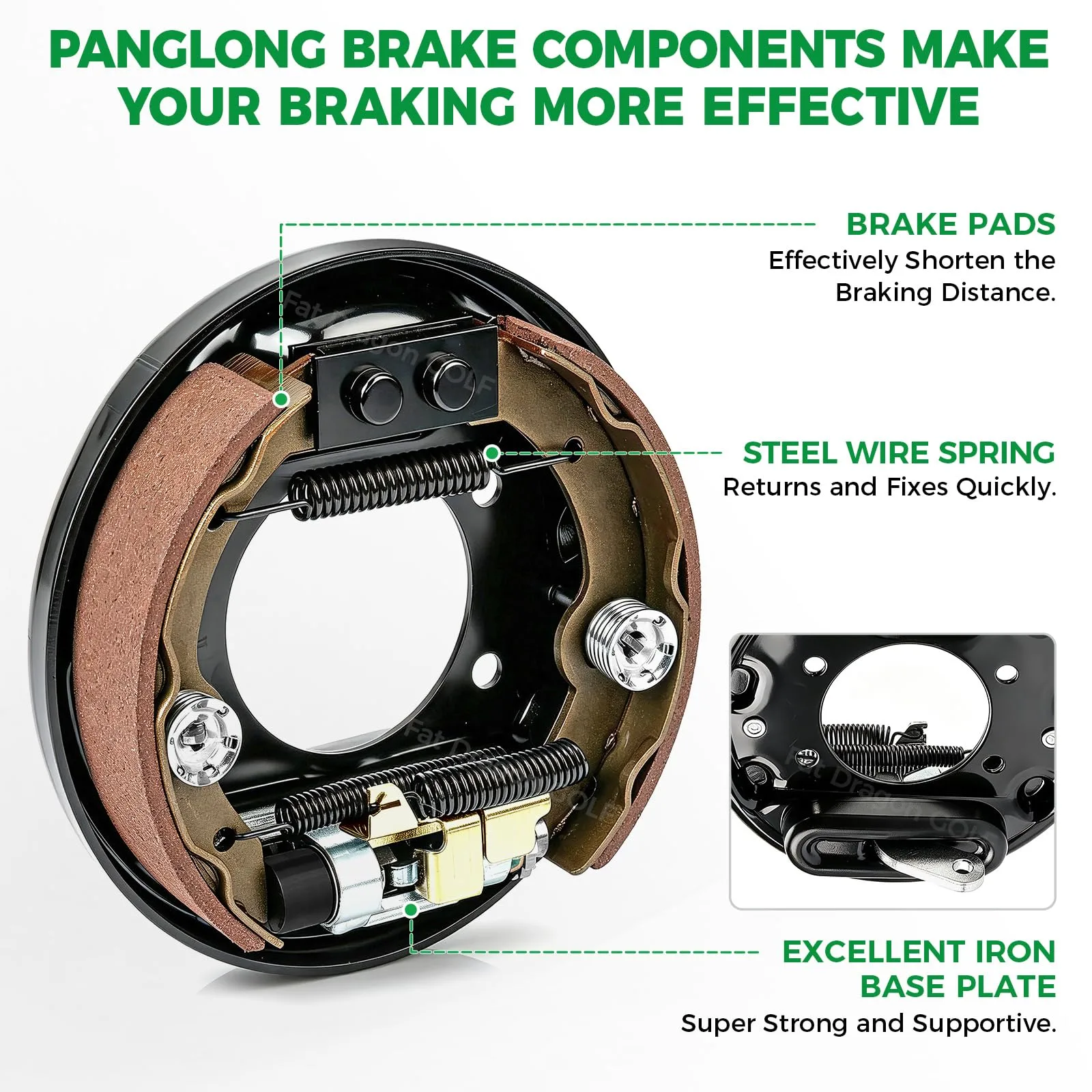 Panglong FDG-056 Rear Brake Assembly for Yamaha and E-Z-GO image 4