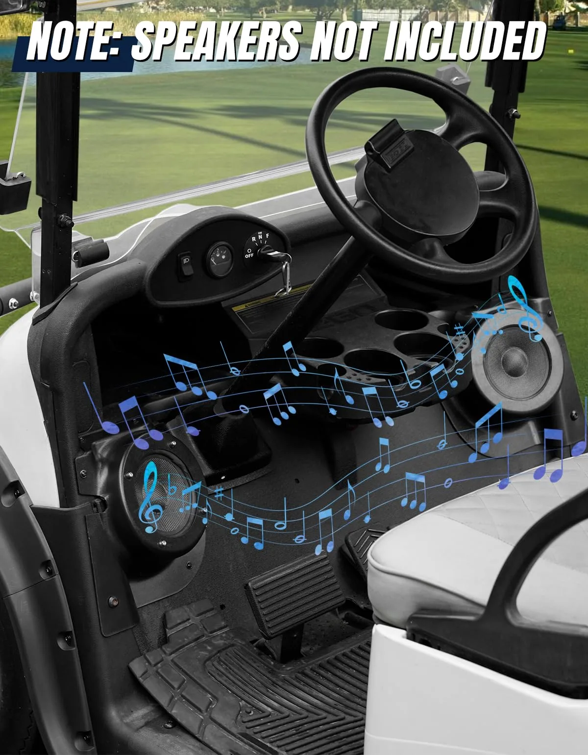 Dacalo DA-EZRXV-SP Speaker Pod Bracket for EZGO RXV image 3