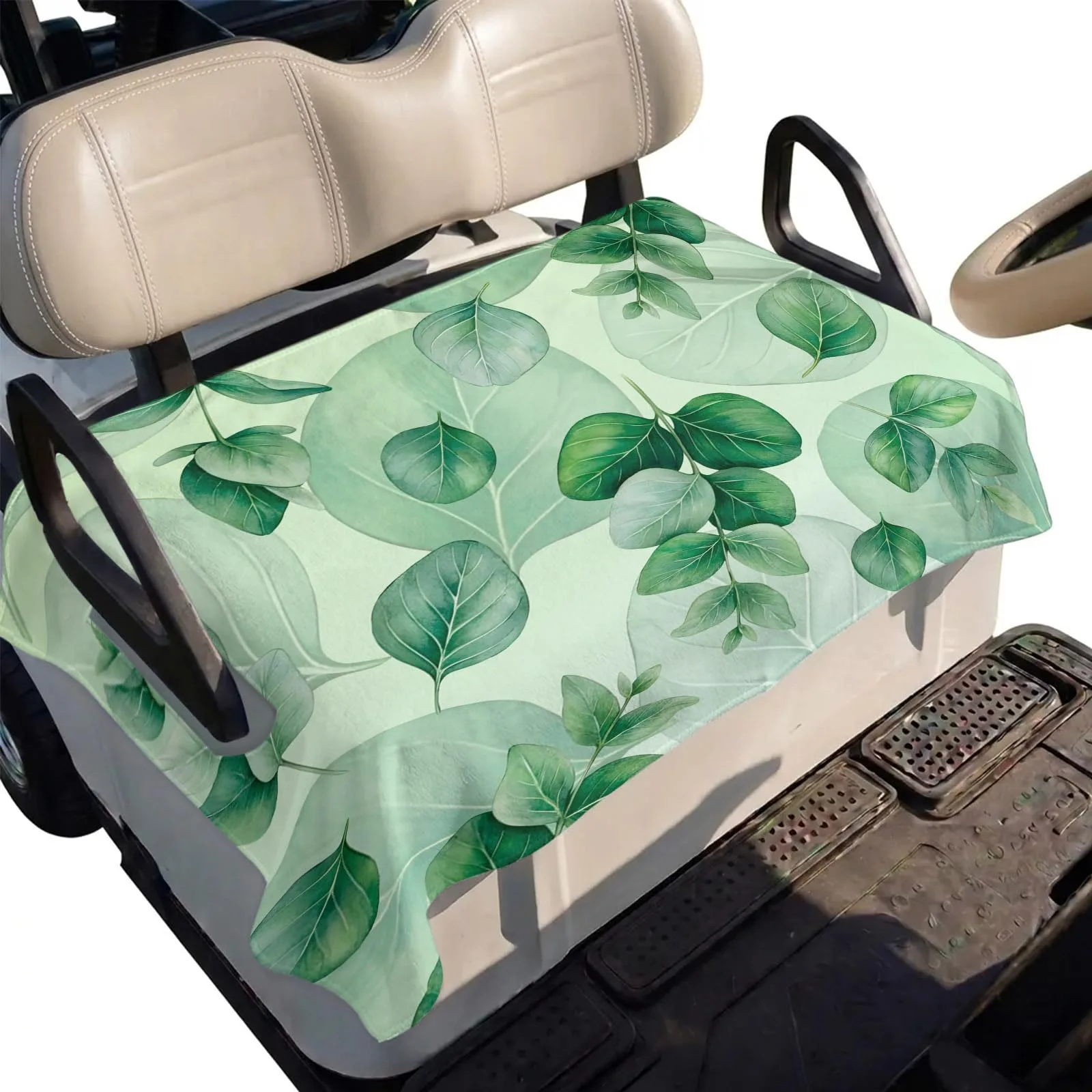 DecorLovee Sage Green Microfiber Golf Cart Seat Cover Towel 51x31