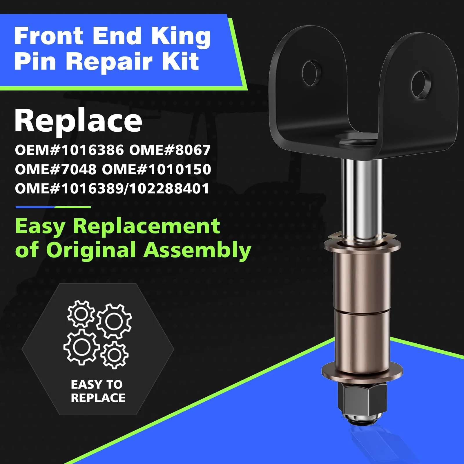 CLUBRALLY King Pin Repair Kit for Club Car DS 1981+ image 2