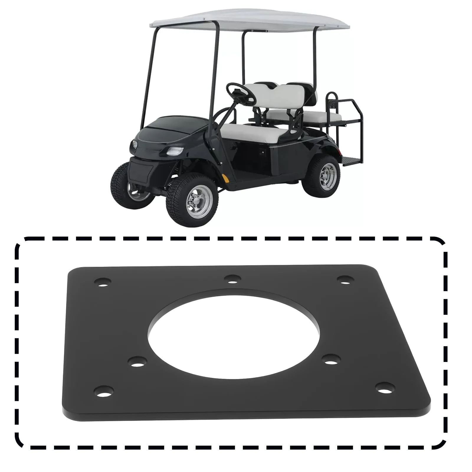 Briny River 943-VD Charging Port Adapter for E-Z-GO TXT image 2