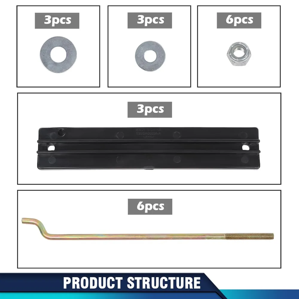 PIT66 Club Car DS Battery Hold-Down Retainer Kit image 3