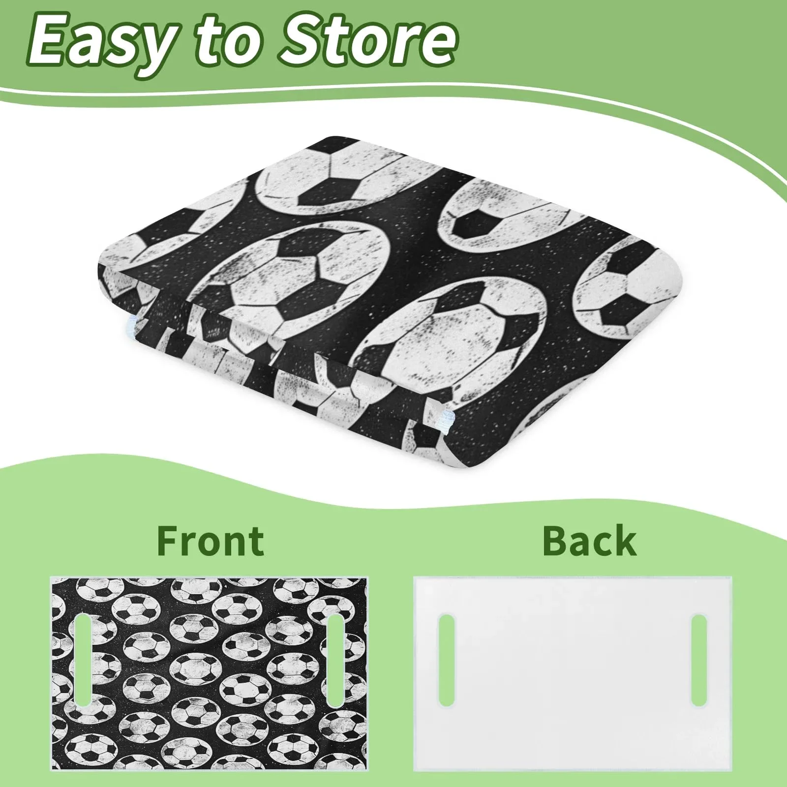 Tiveruda Golf Cart Seat Cover for Double Seats image 4
