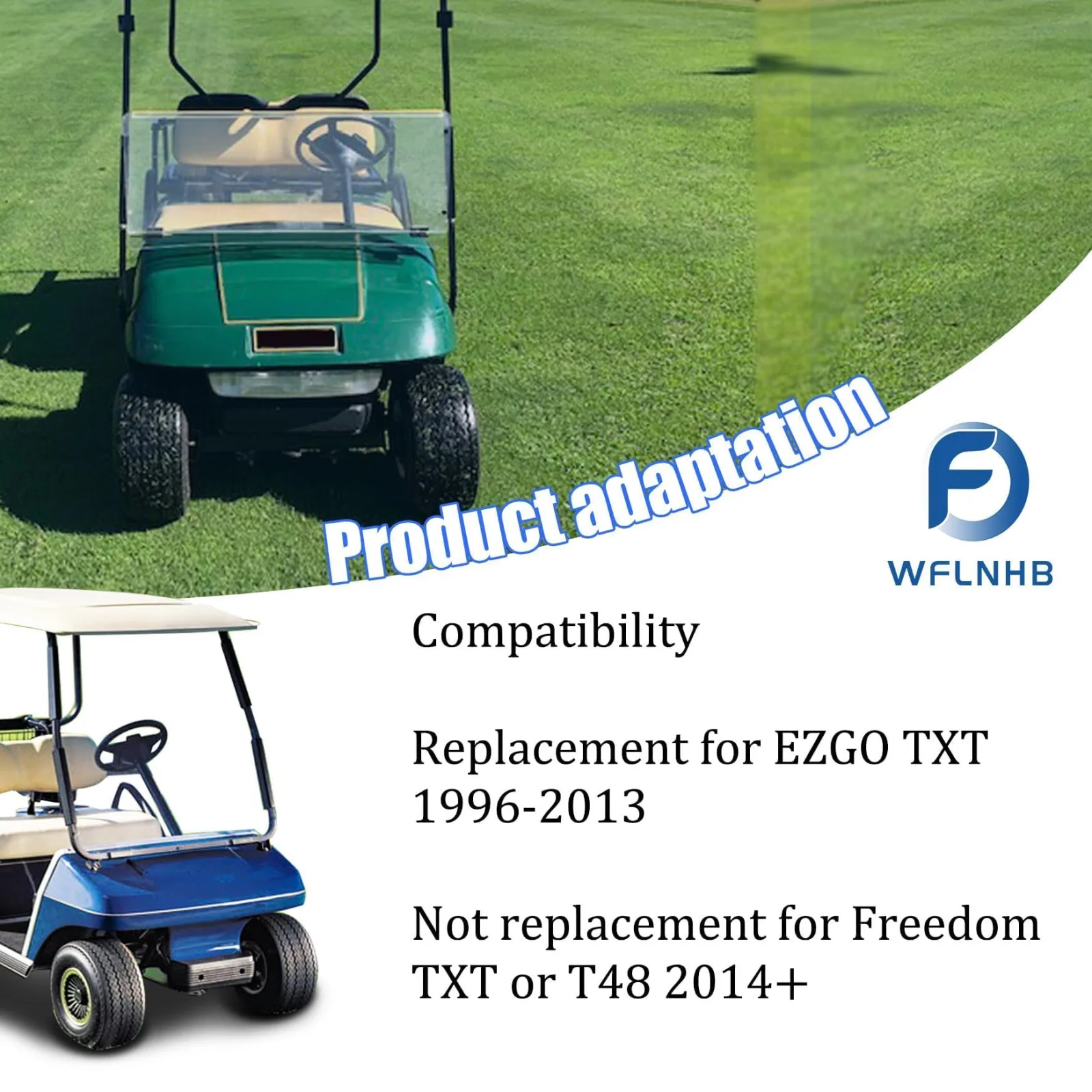 WFLNHB LED Light Bar for E-Z-GO TXT 1996-2013 image 2