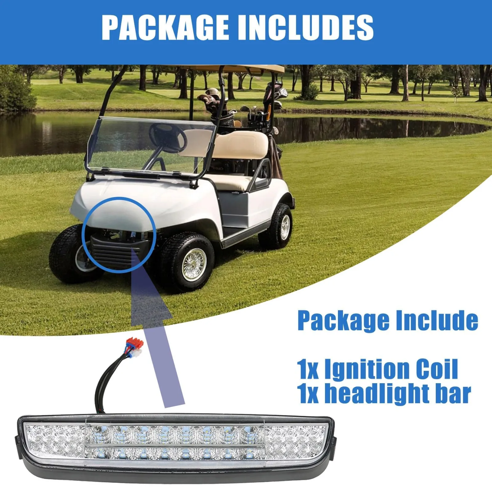 WFLNHB LED Light Bar for E-Z-GO TXT 1996-2013 image 4
