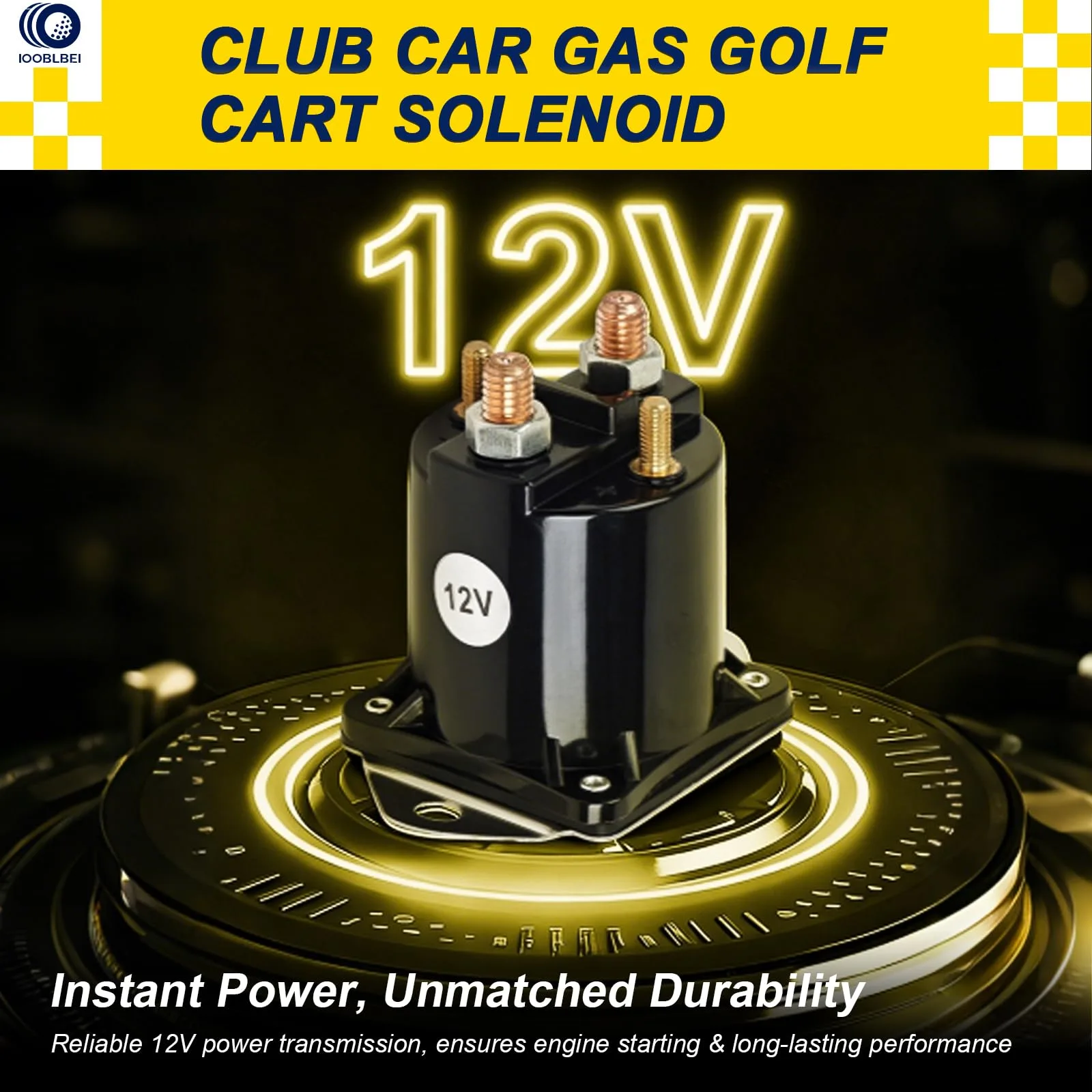 IOOBLBEI 12V Solenoid for Club Car DS & Precedent Gas Carts image 2