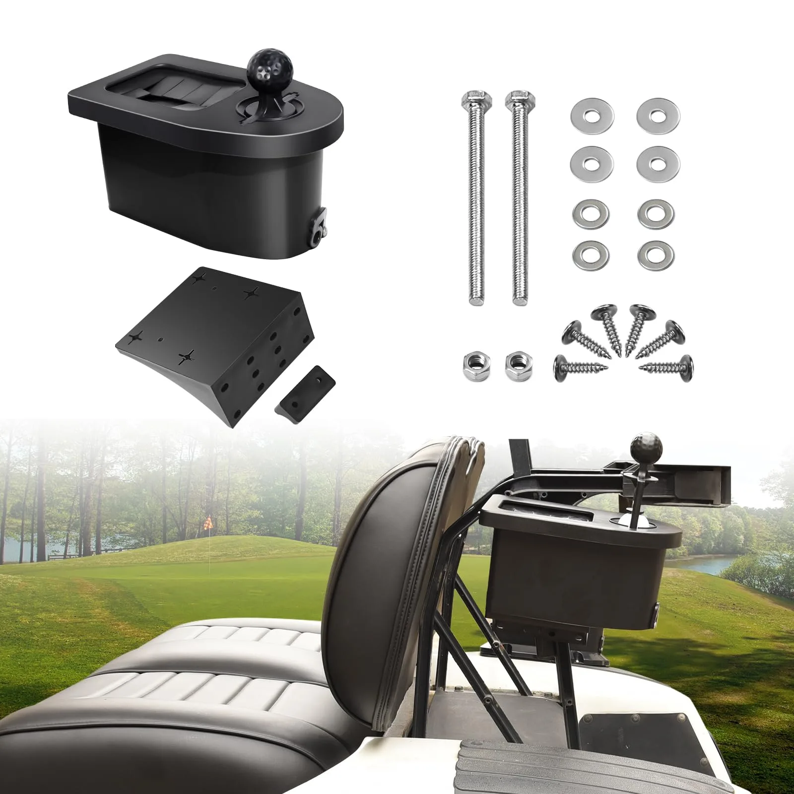 Shu-Ran GBW-04 Golf Cart Ball and Club Washer image 4