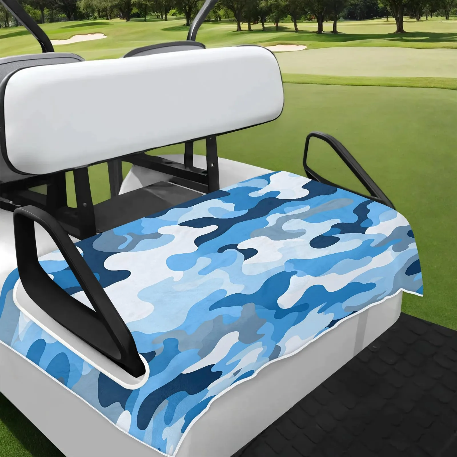 Tiveruda Golf Cart Seat Cover for Double Seats, 51 x 31 in